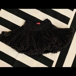 Black polka dot tutu